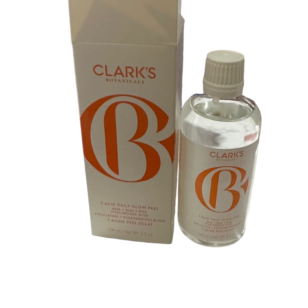 Clark's Botanicals 7 Acid Daily Glow Peel Full Size 3.3 oz